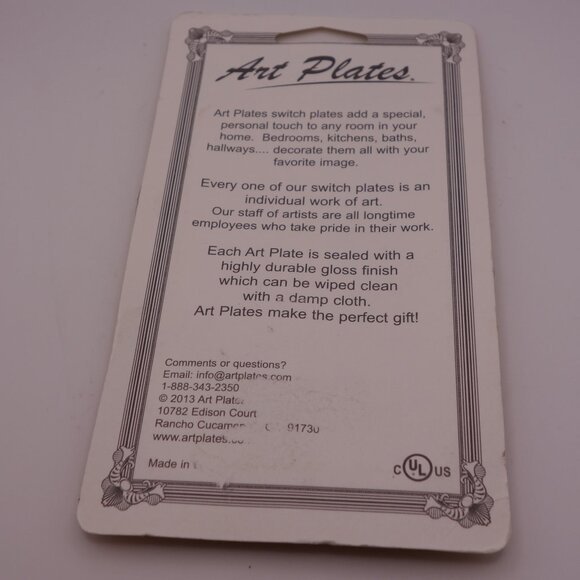 Art Plates Nature-Inspired Design Switchplate - Picture 8 of 16